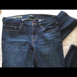 J Crew Matchstick jeans